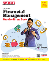 CA Inter Financial Management Handwritten book by CA Amit Sharma